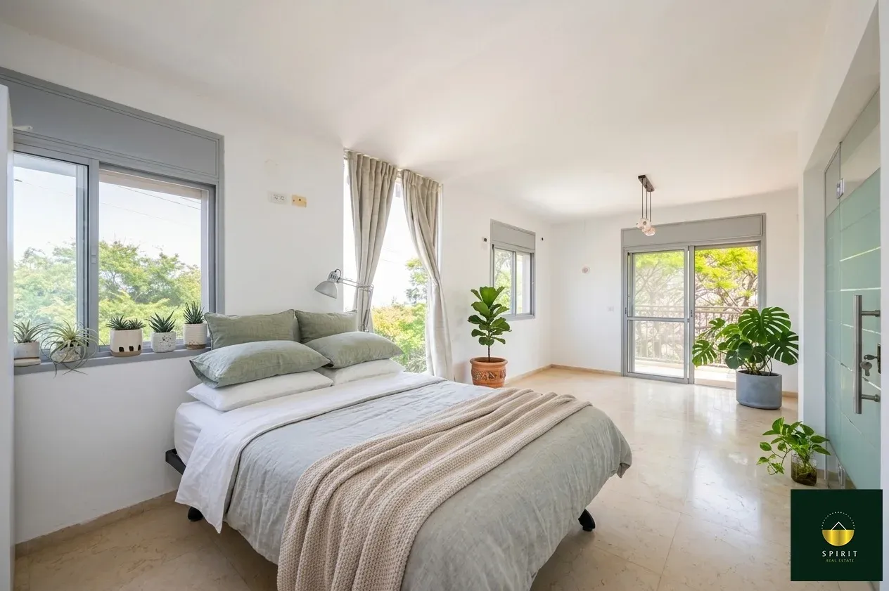Detached Corner Home with Open Views & Partial Sea View | 8 Rooms, Zichron Yaakov – photo 8